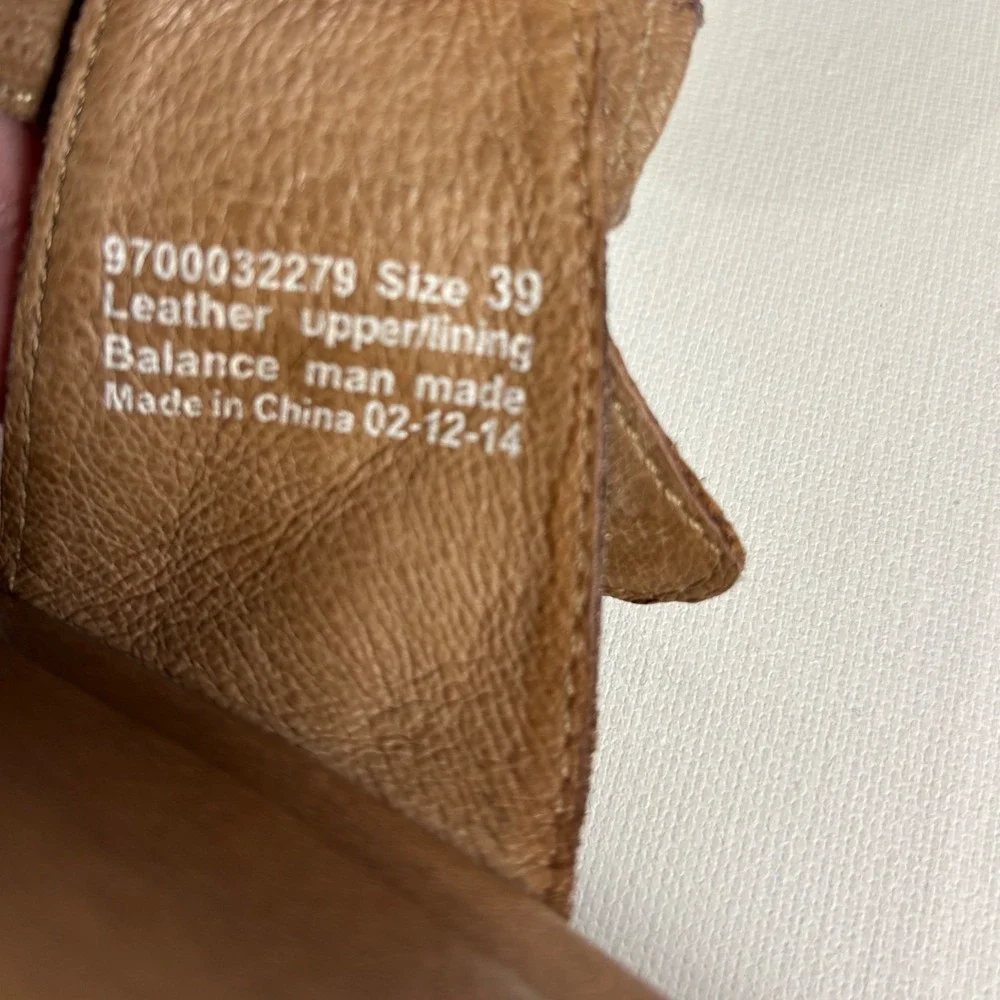 Dansko Women 39 Brown Snake Print Leather Buckle Platform Wedge Slide Sandals